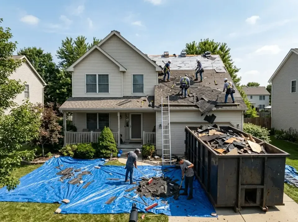 roof-replacement-debris-remova-004 — frequently asked questions, Cheapest Dumpster Rentals in Pottsboro, TX